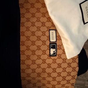 Gucci Brown Monogram Canvas Tote with MLB Patch